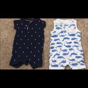 Romper like onesies for baby boy💙